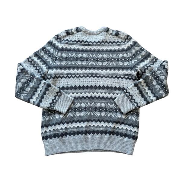 LANDS END Wool Blend knitted sweater, Mens Medium, Heavy & thick - Picture 2 of 9